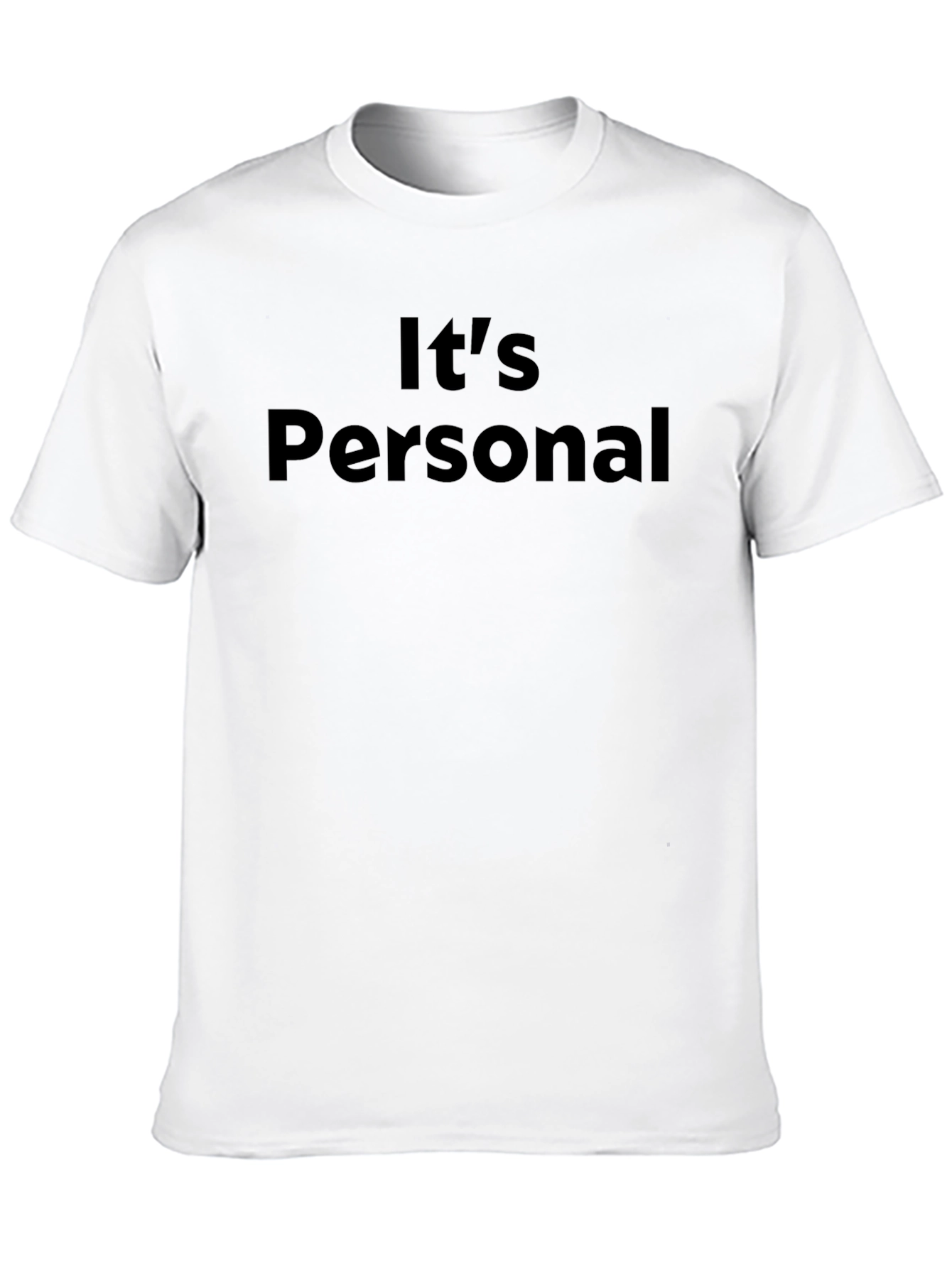 Its Personal Graphic Tee - Premium Black T-Shirt