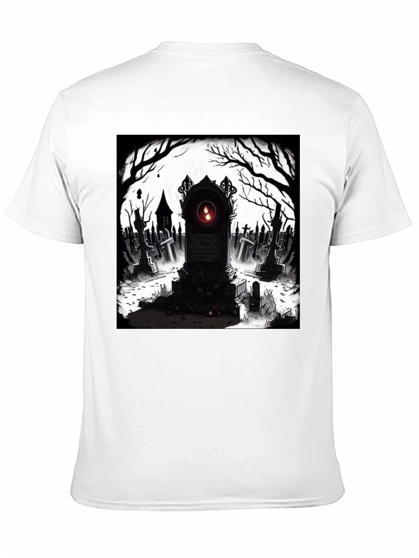 Graveyard T-Shirt: Spooky Tombstone Design