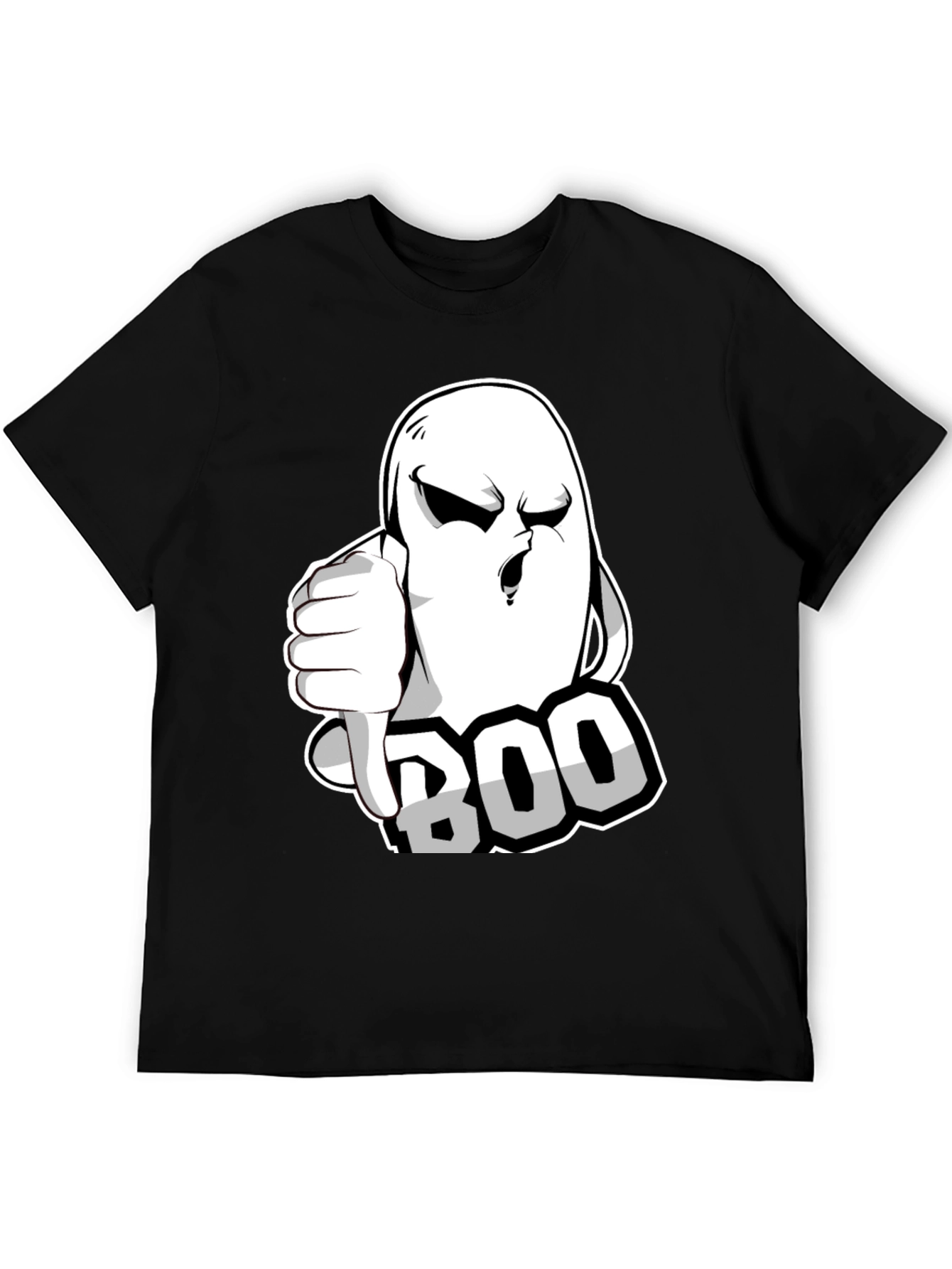 Boo! Ghost Graphic T-Shirt - Halloween Spooktacular