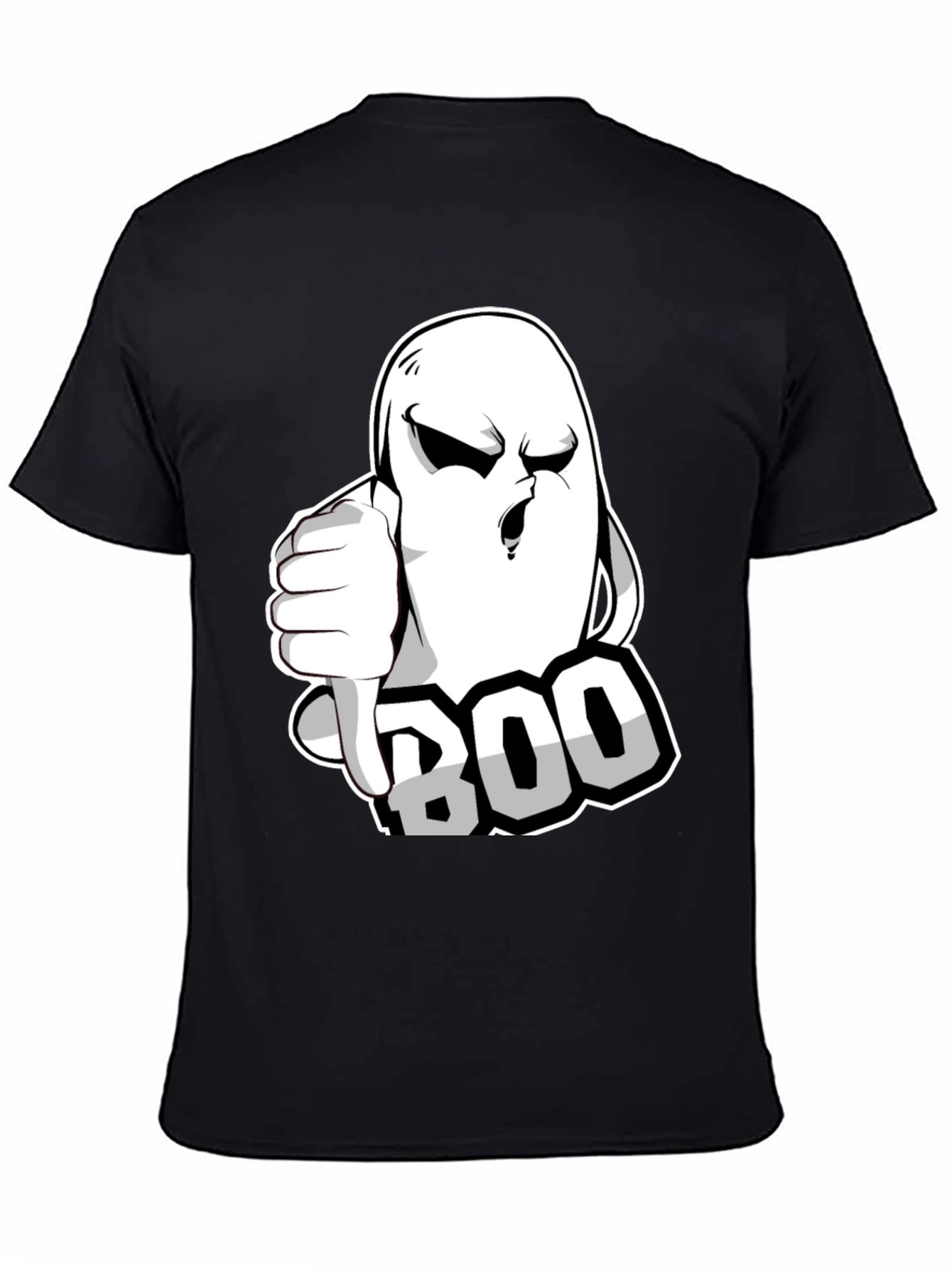 Boo! Ghost Graphic T-Shirt - Halloween Spooktacular