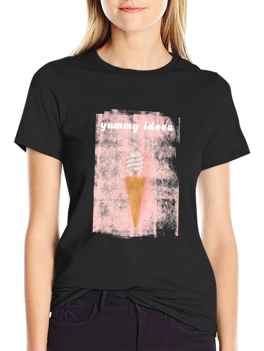 Yummy Idea T-Shirt - Unique Ice Cream Cone Design