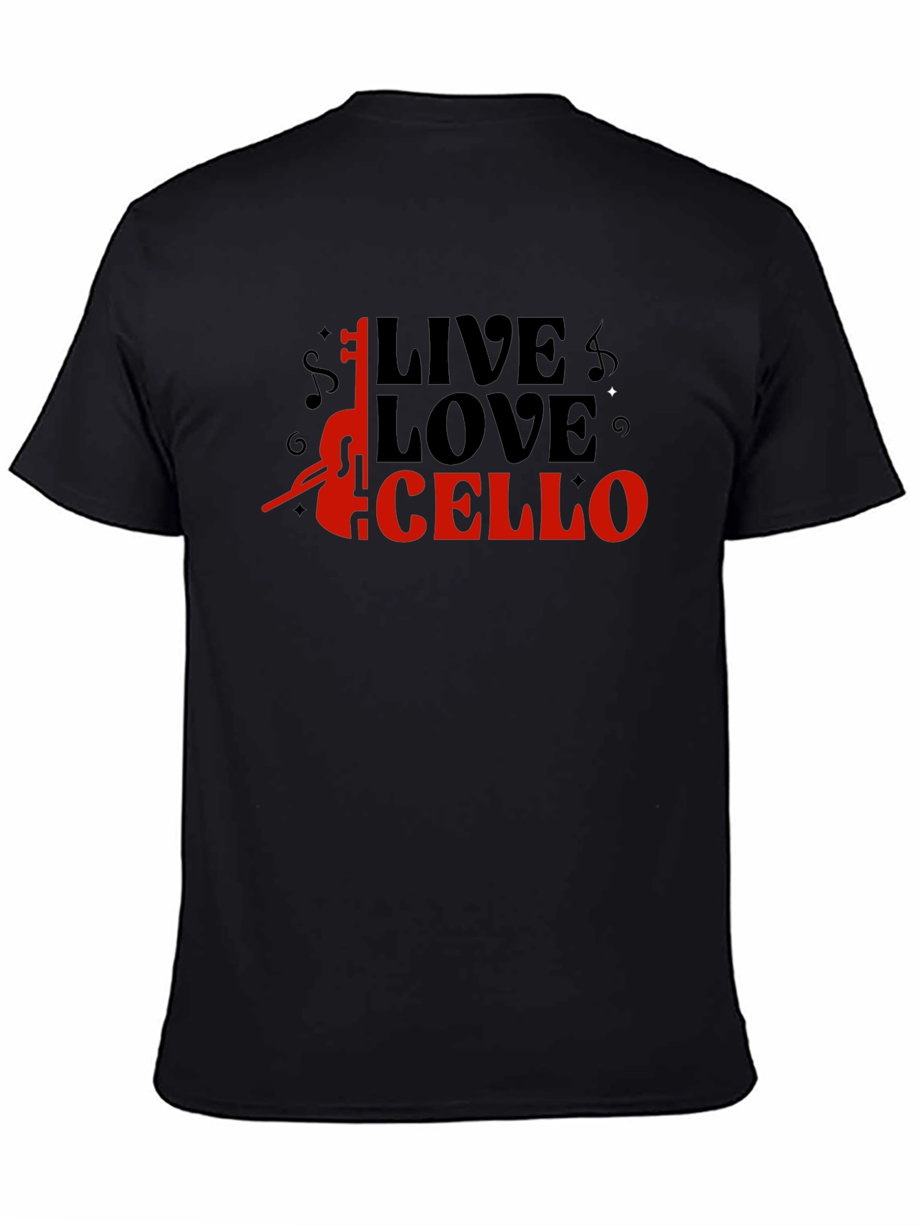 Live Love Cello Graphic T-Shirt