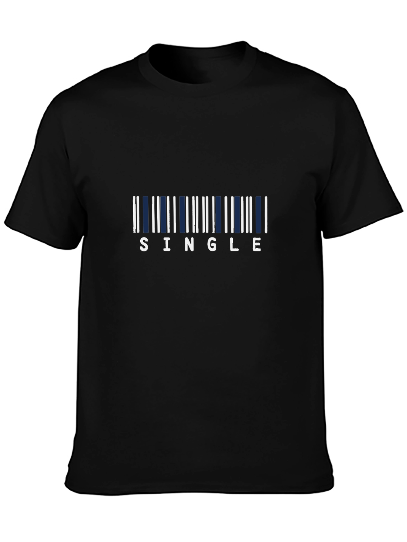 Single Barcode Graphic T-Shirt - Bold & Playful Design