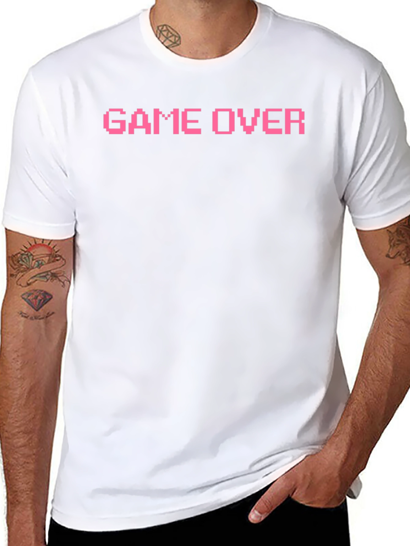 Game Over T-Shirt - Retro Pixel Style Tee