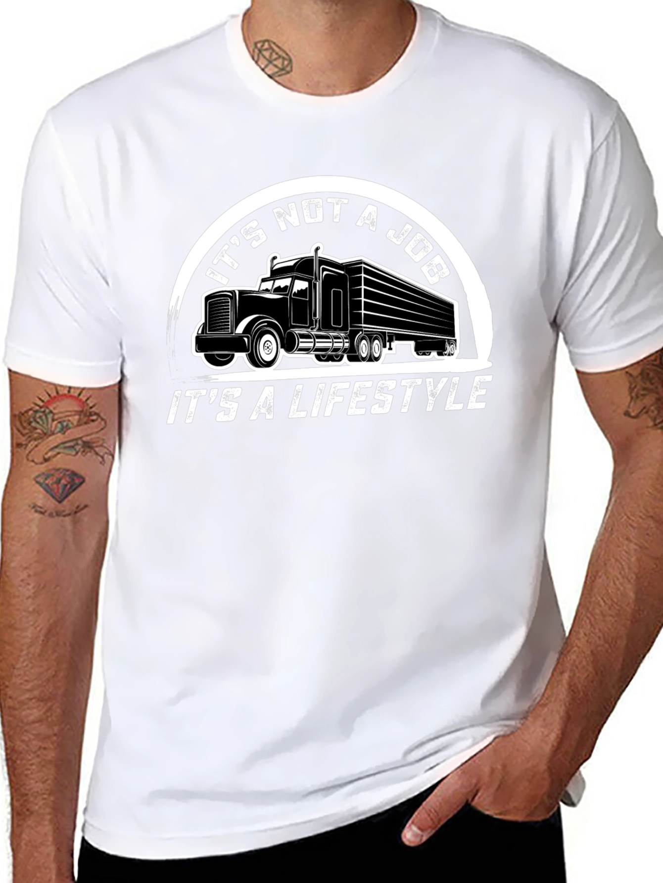Trucker Lifestyle T-Shirt - Its Not a Job!