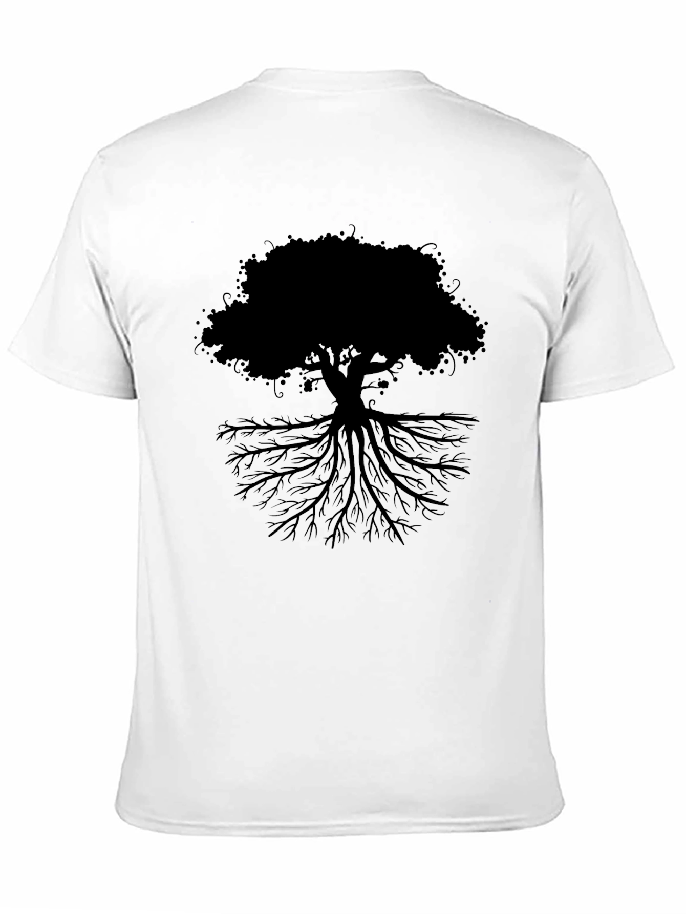 Tree of Life Graphic Tee - Black Cotton Blend