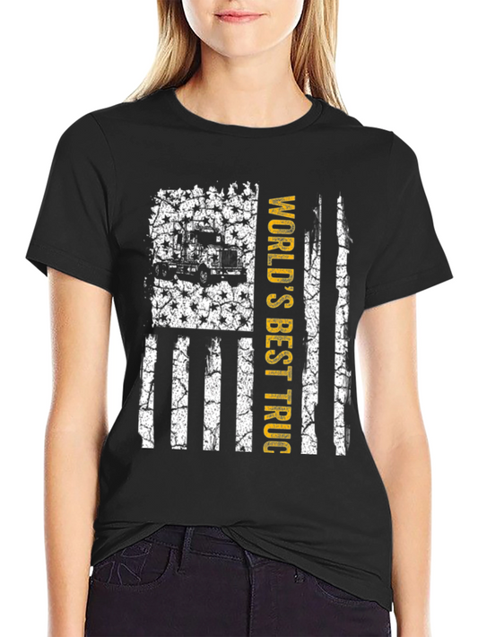 Worlds Best Trucker Graphic Tee