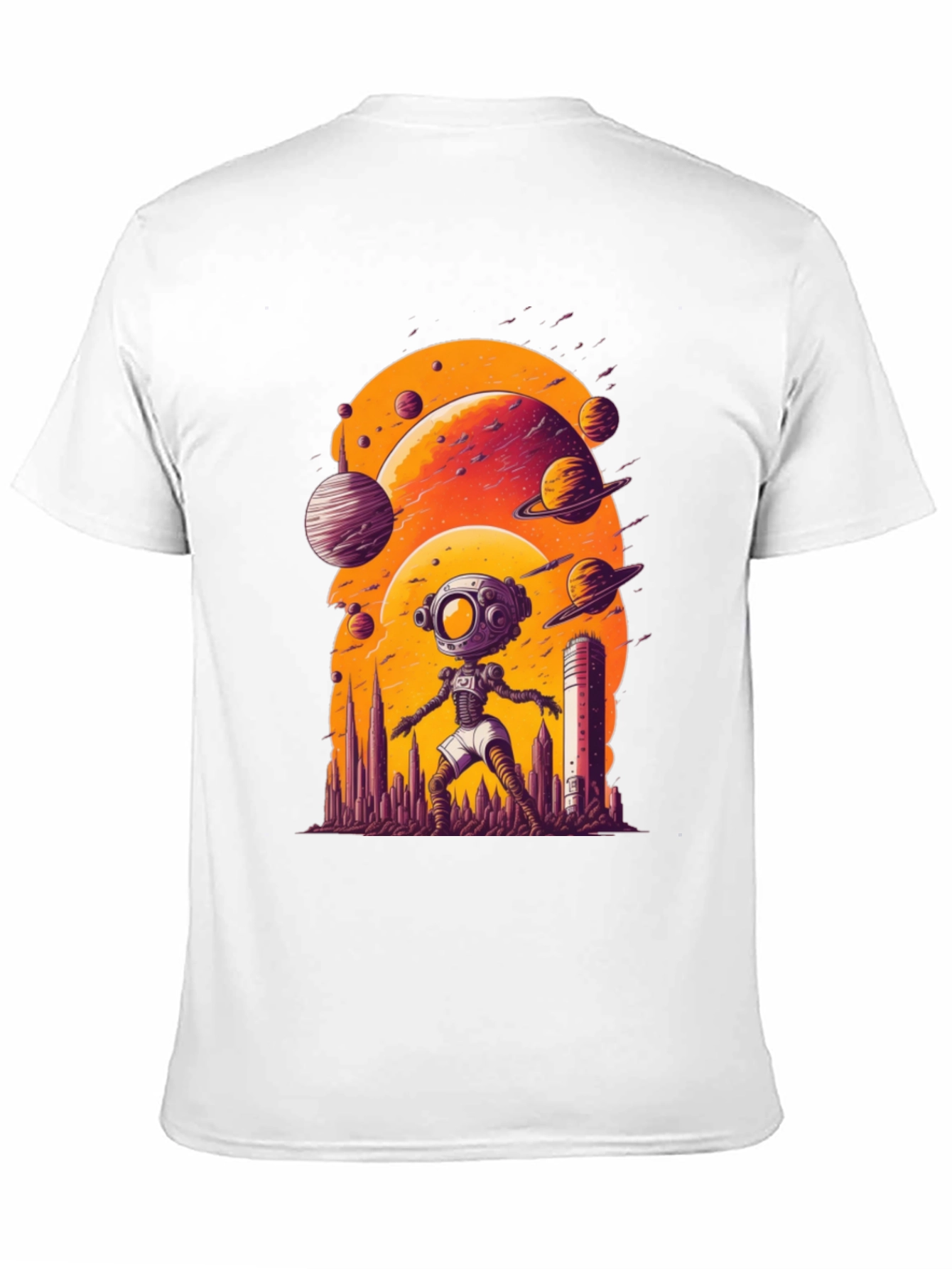 Sci-Fi Planet T-Shirt