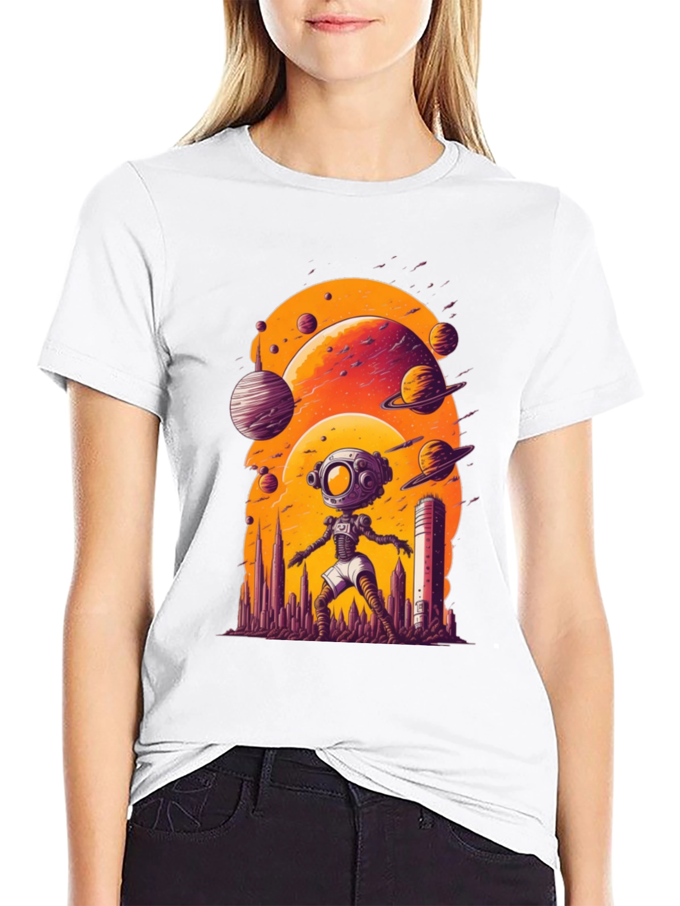 Sci-Fi Planet T-Shirt