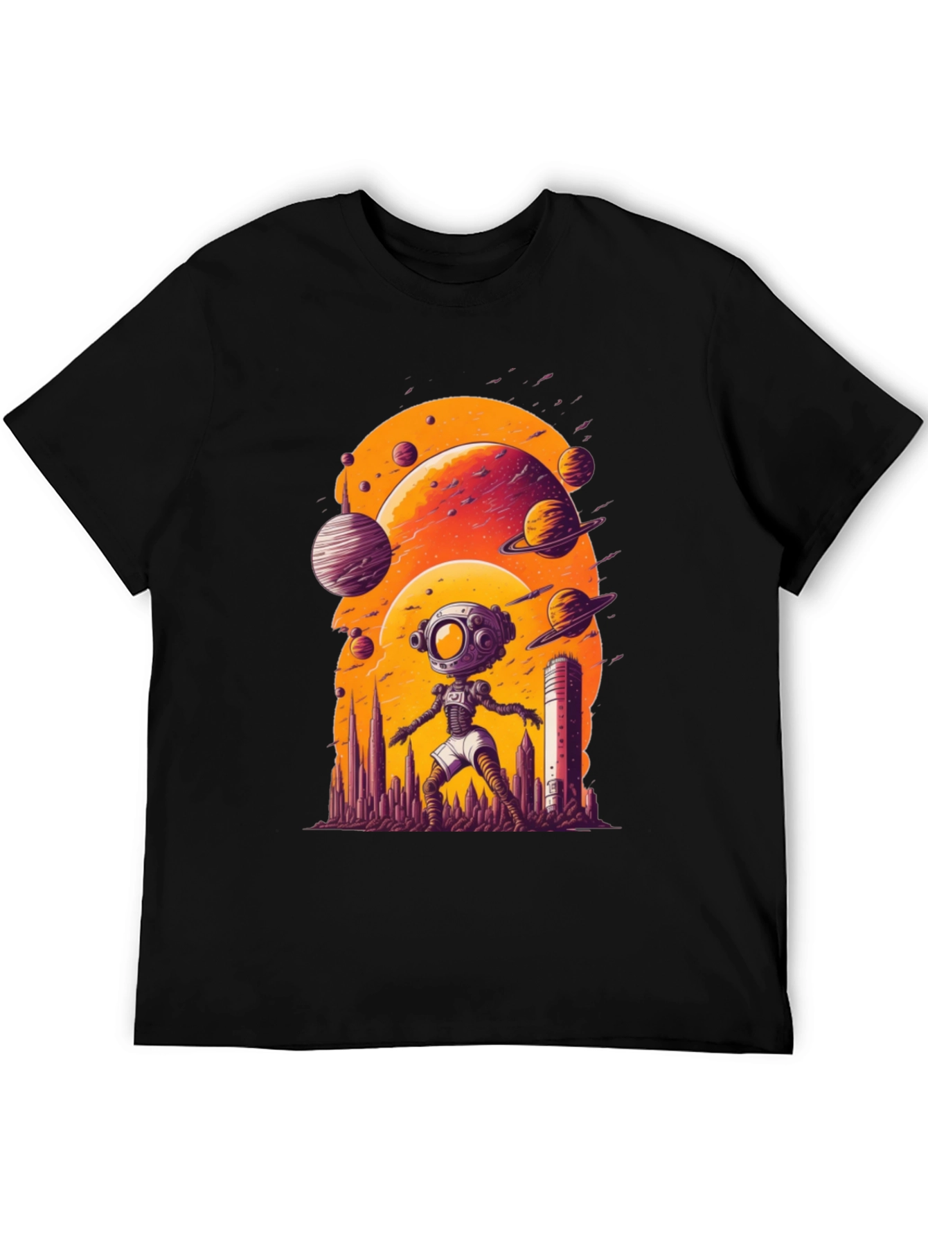 Sci-Fi Planet T-Shirt