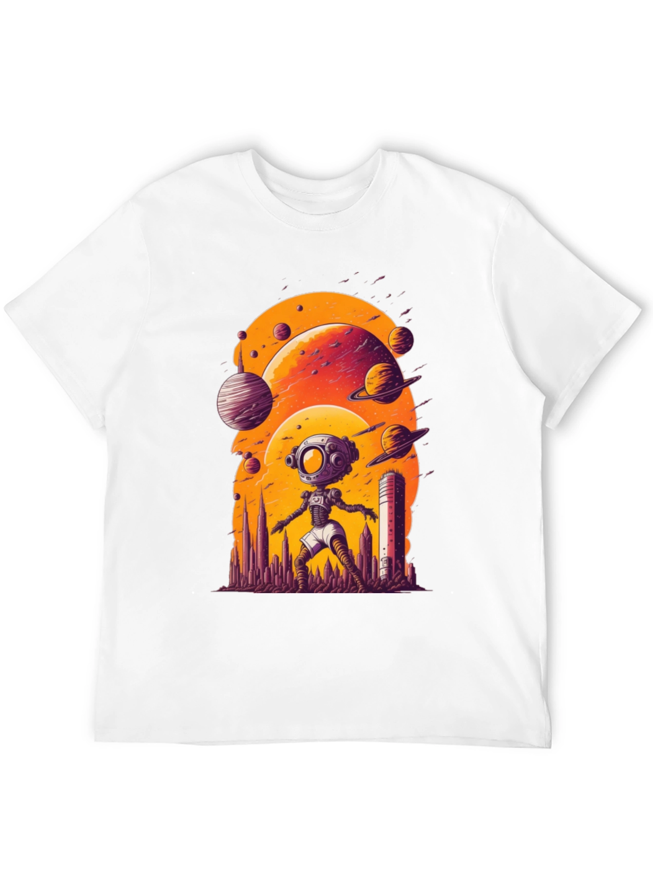 Sci-Fi Planet T-Shirt