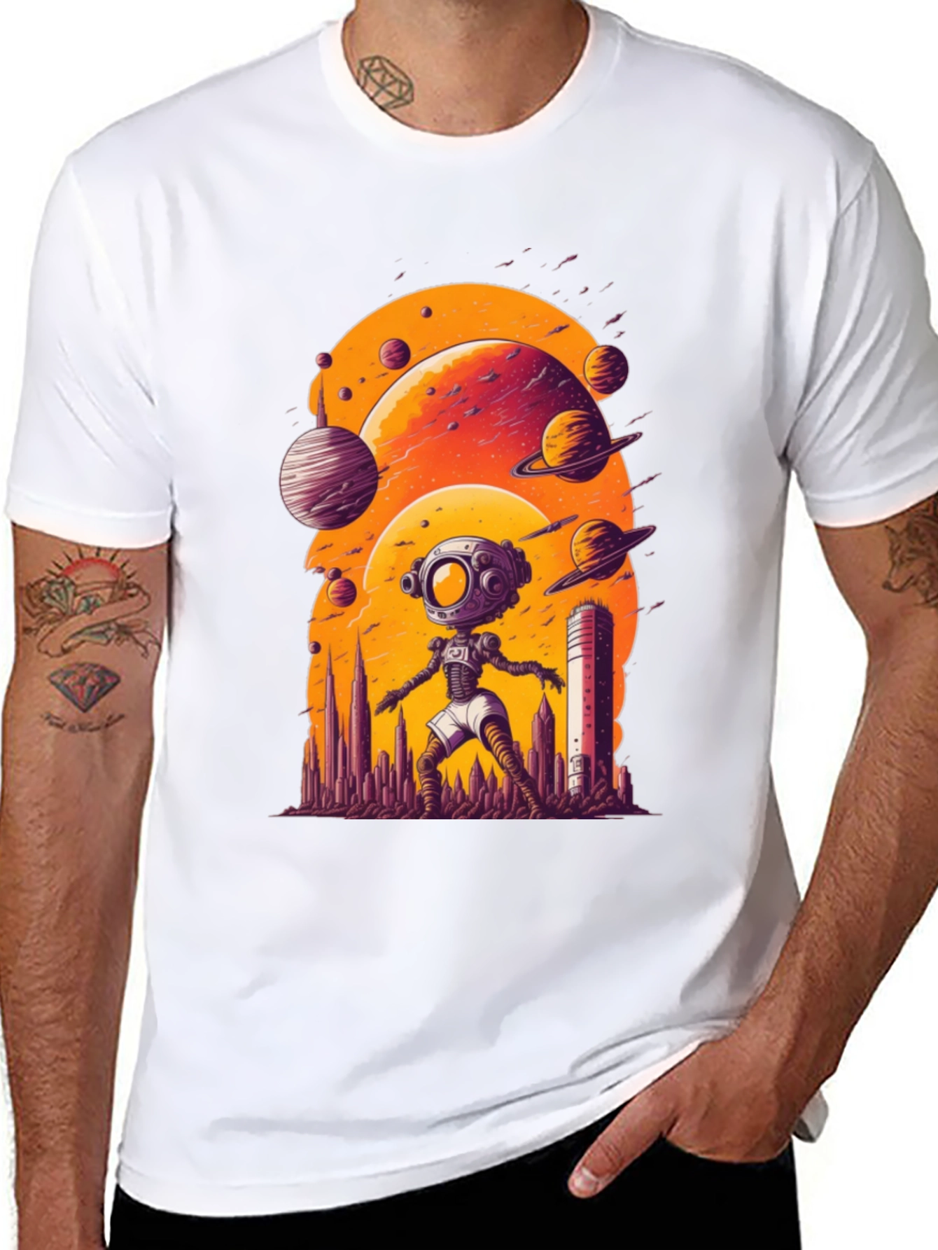 Sci-Fi Planet T-Shirt