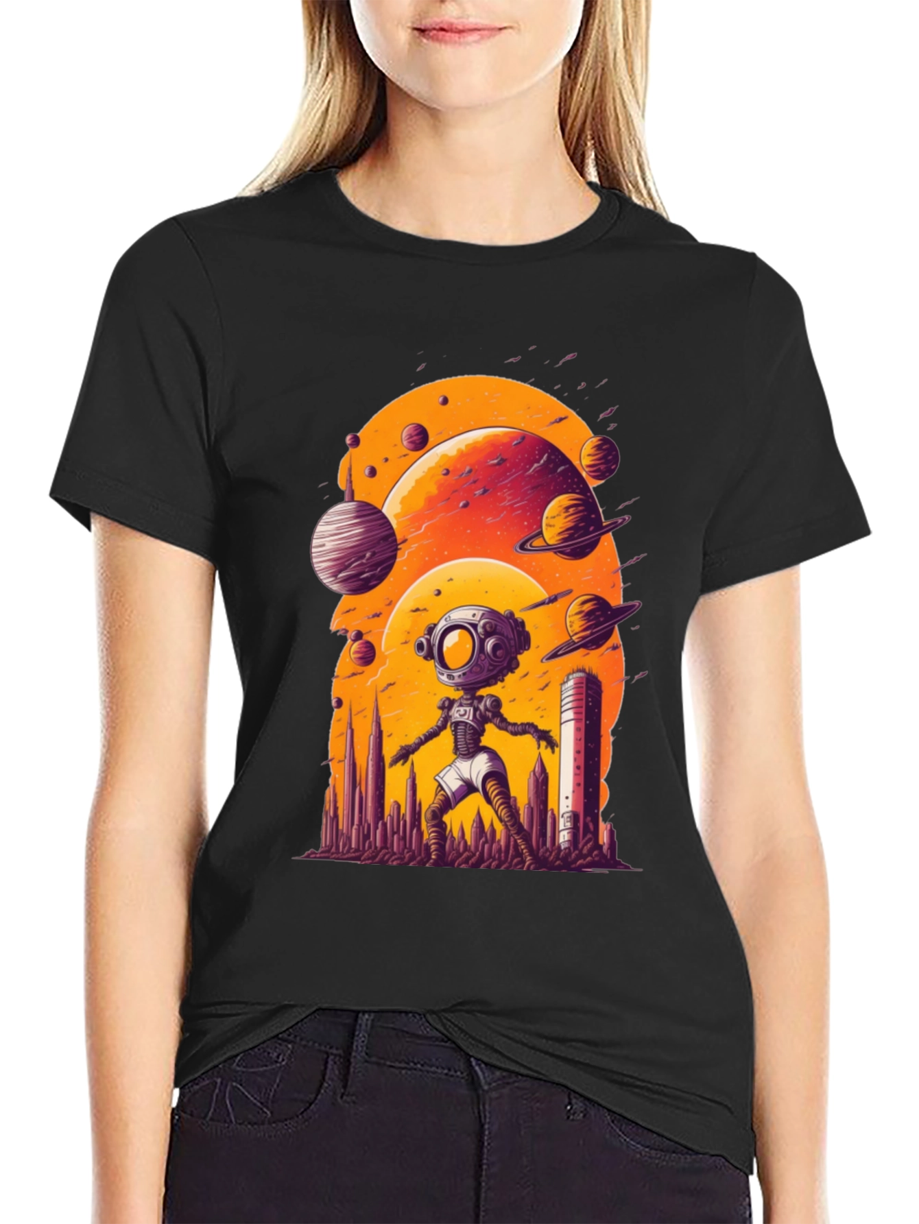 Sci-Fi Planet T-Shirt