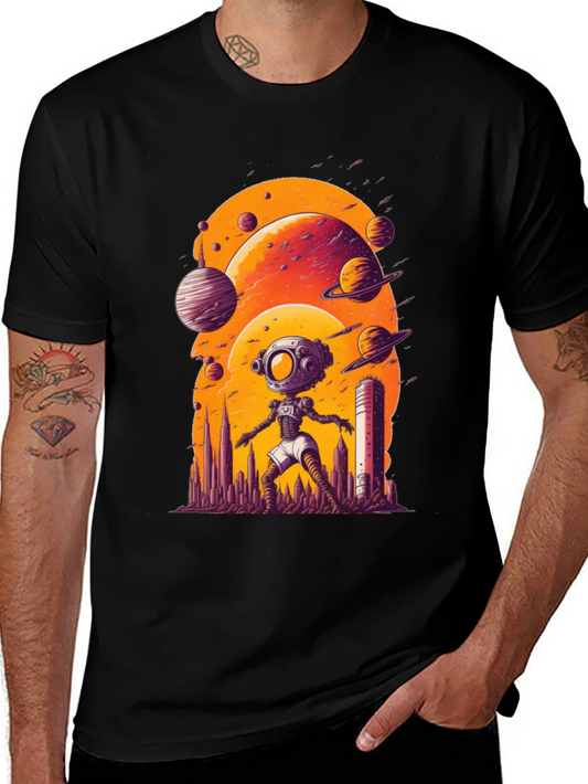 Sci-Fi Planet T-Shirt