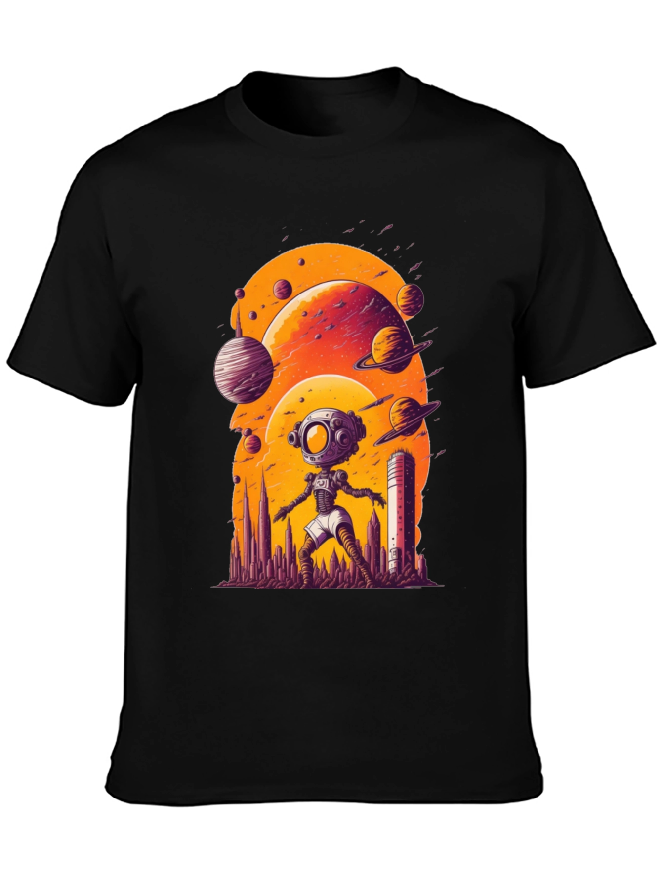 Sci-Fi Planet T-Shirt