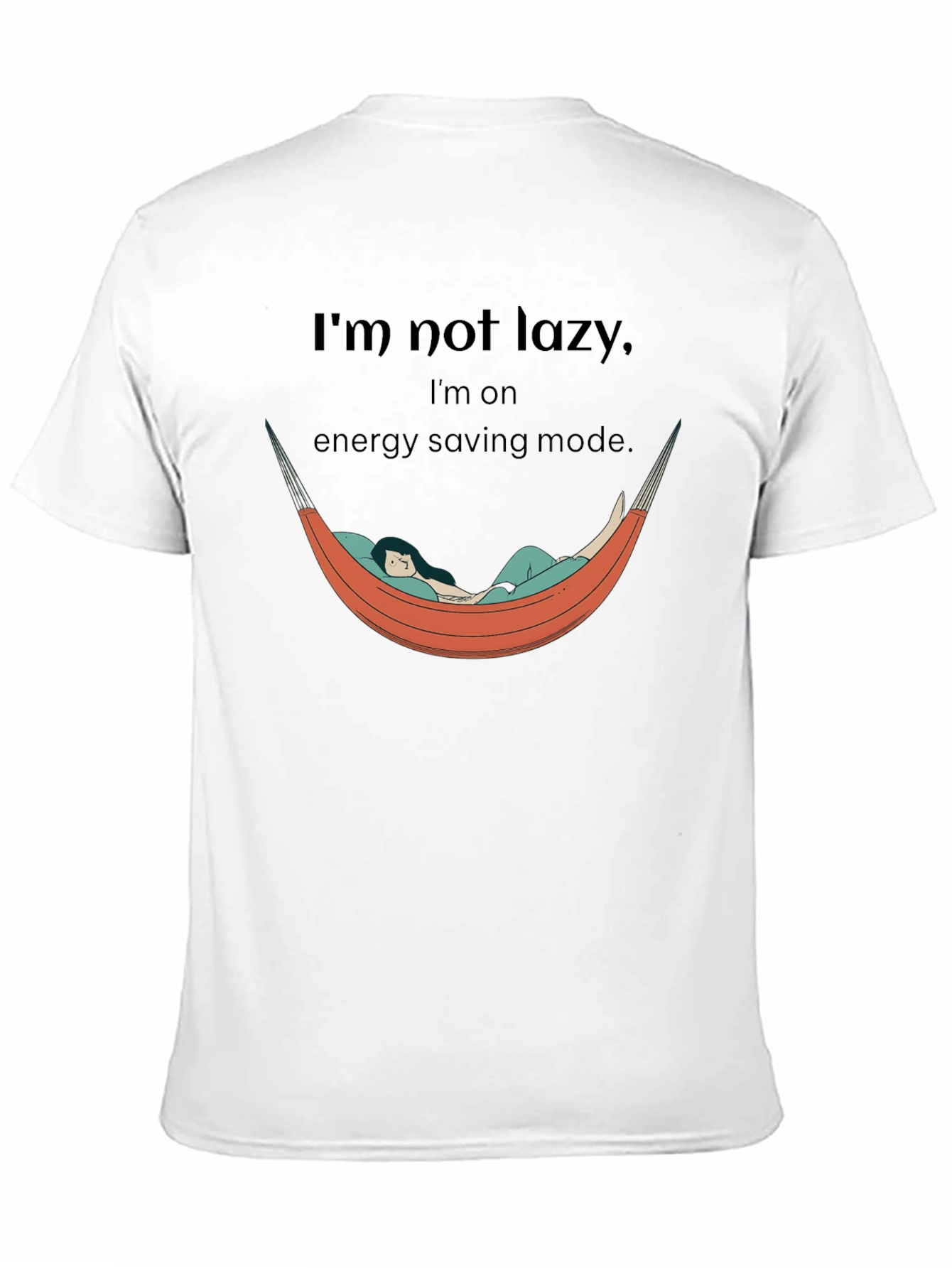 Im Not Lazy Energy Saving Mode Graphic T-Shirt