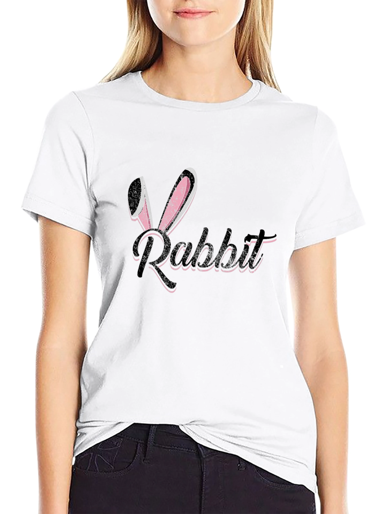 Rabbit Ears T-Shirt Fun Novelty Tee