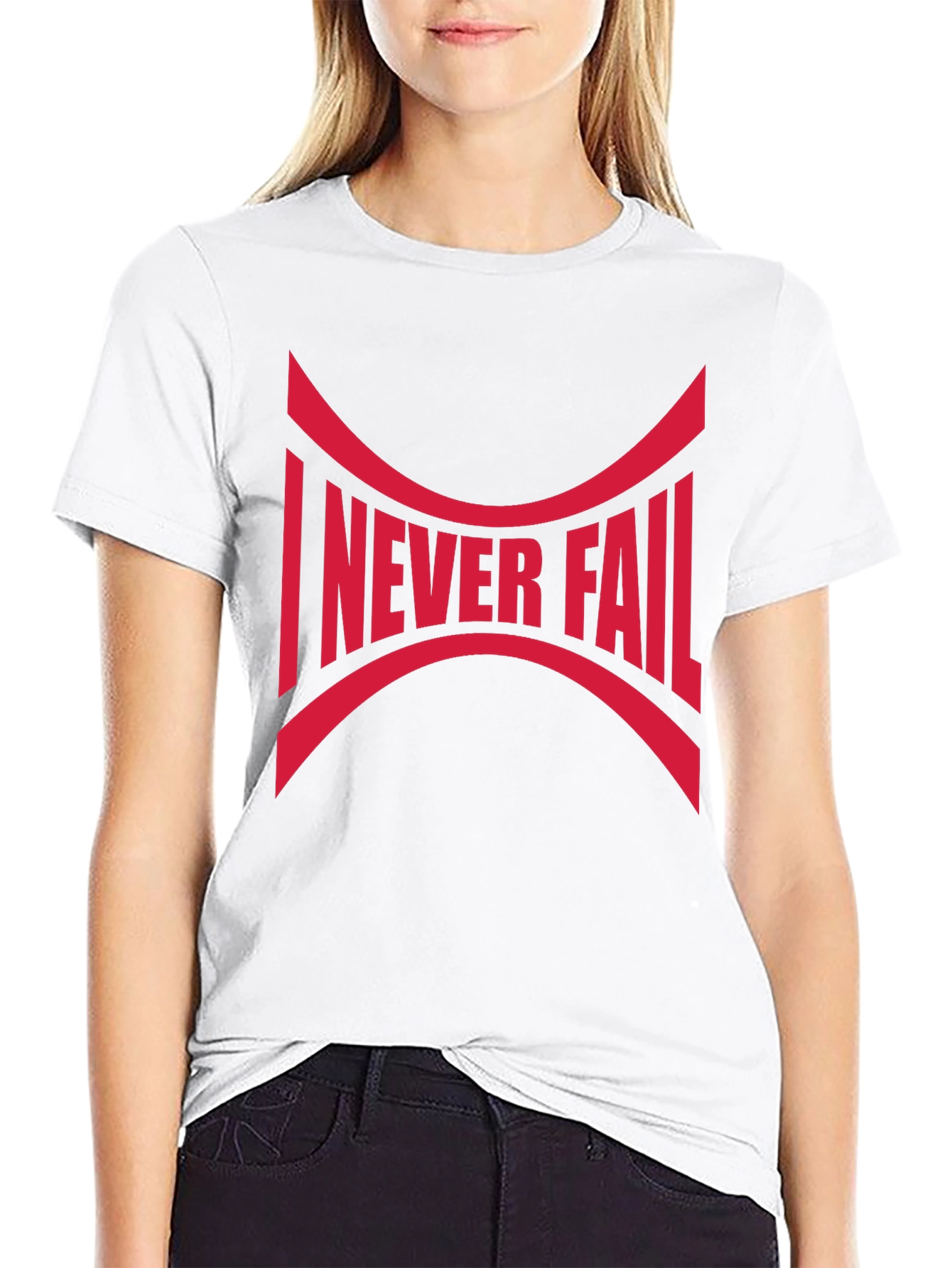 I Never Fail Graphic Tee - Bold Statement Shirt
