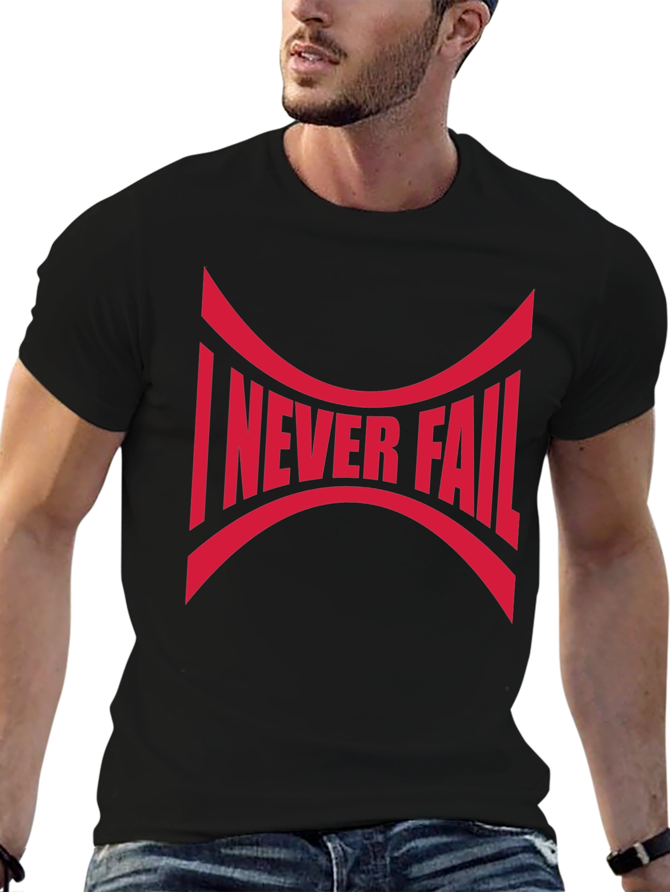I Never Fail Graphic Tee - Bold Statement Shirt