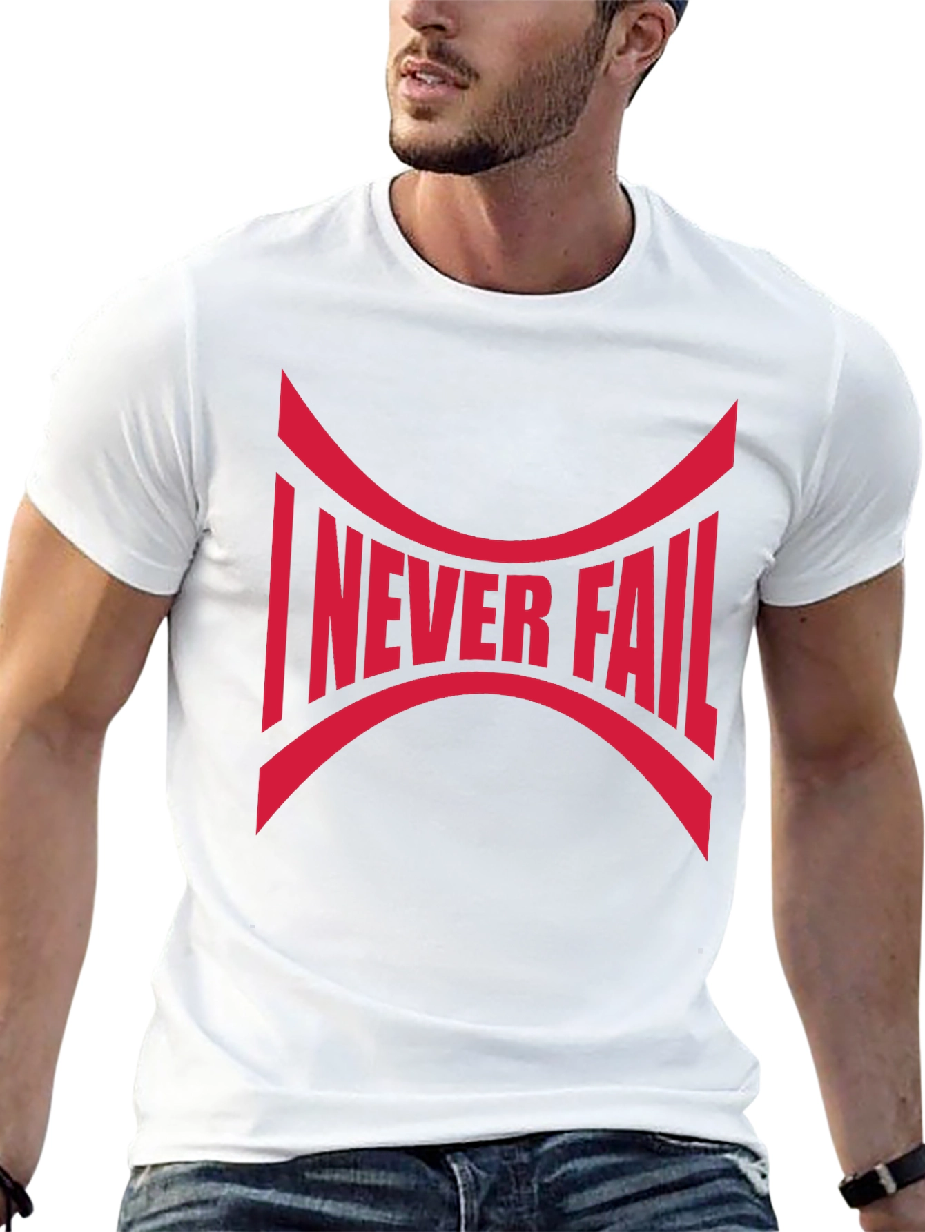 I Never Fail Graphic Tee - Bold Statement Shirt