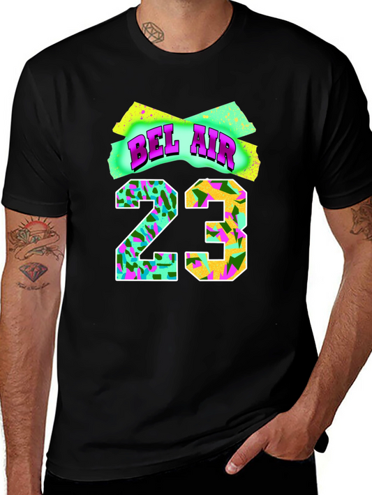 Bel-Air 23 Graphic Print Black T-Shirt
