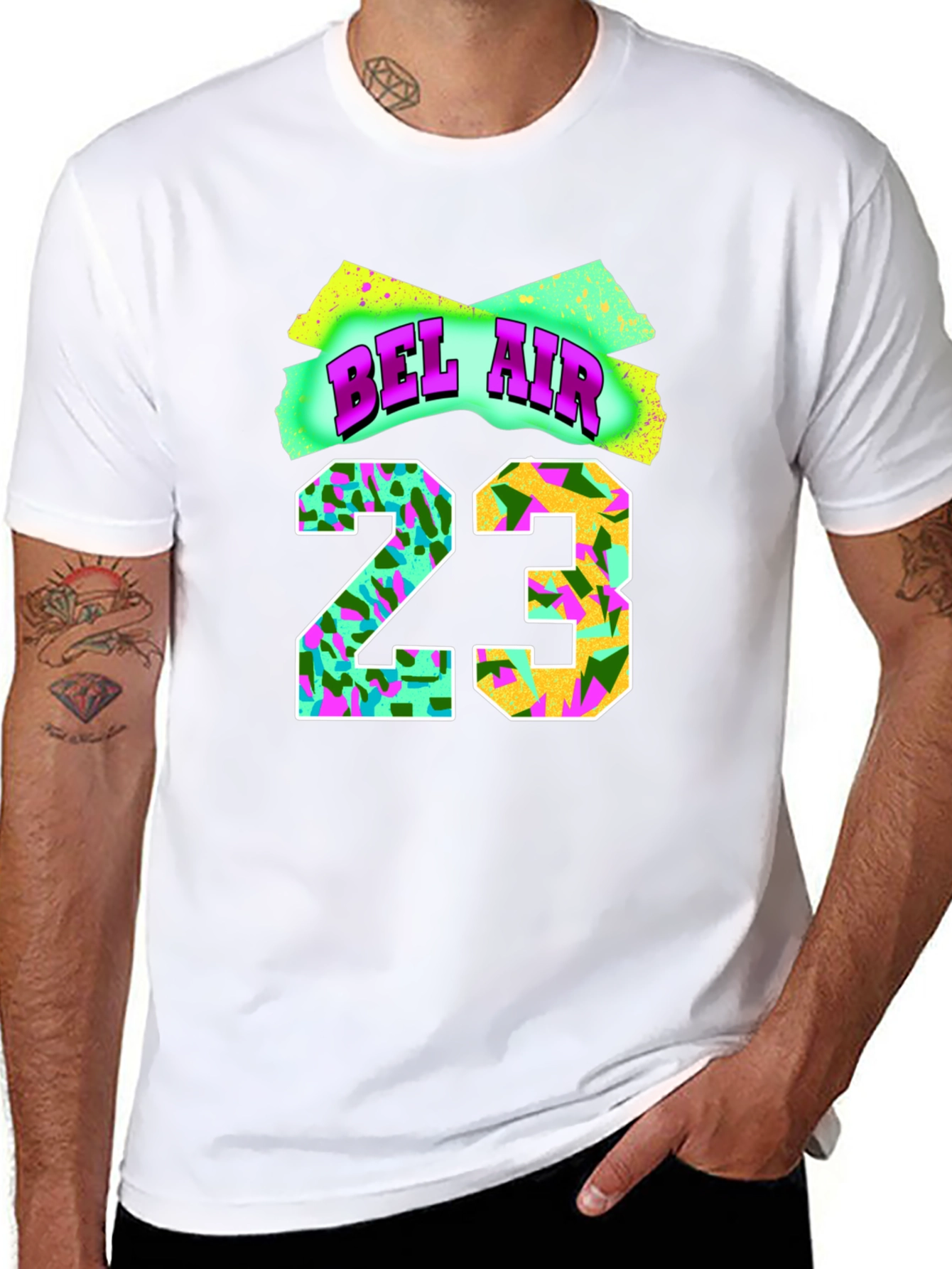 Bel-Air 23 Graphic Print Black T-Shirt