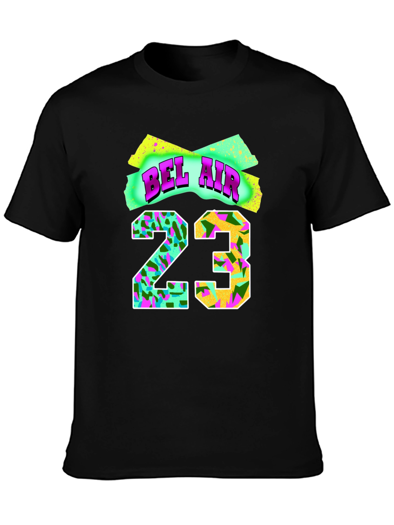 Bel-Air 23 Graphic Print Black T-Shirt
