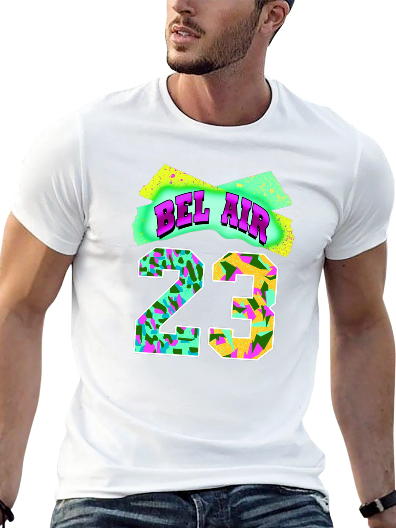Bel-Air 23 Graphic Print Black T-Shirt