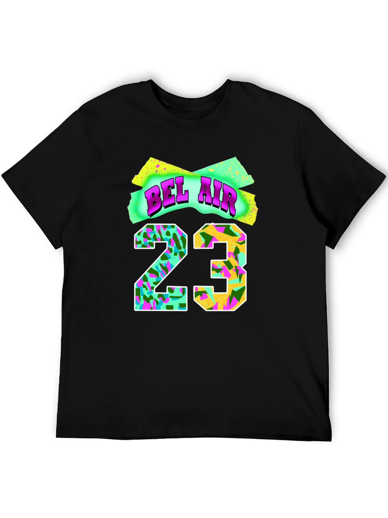 Bel-Air 23 Graphic Print Black T-Shirt