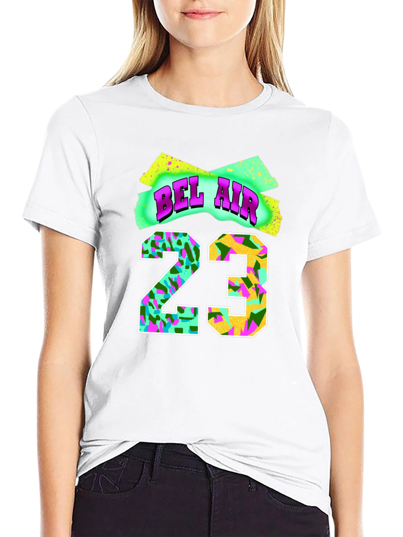 Bel-Air 23 Graphic Print Black T-Shirt