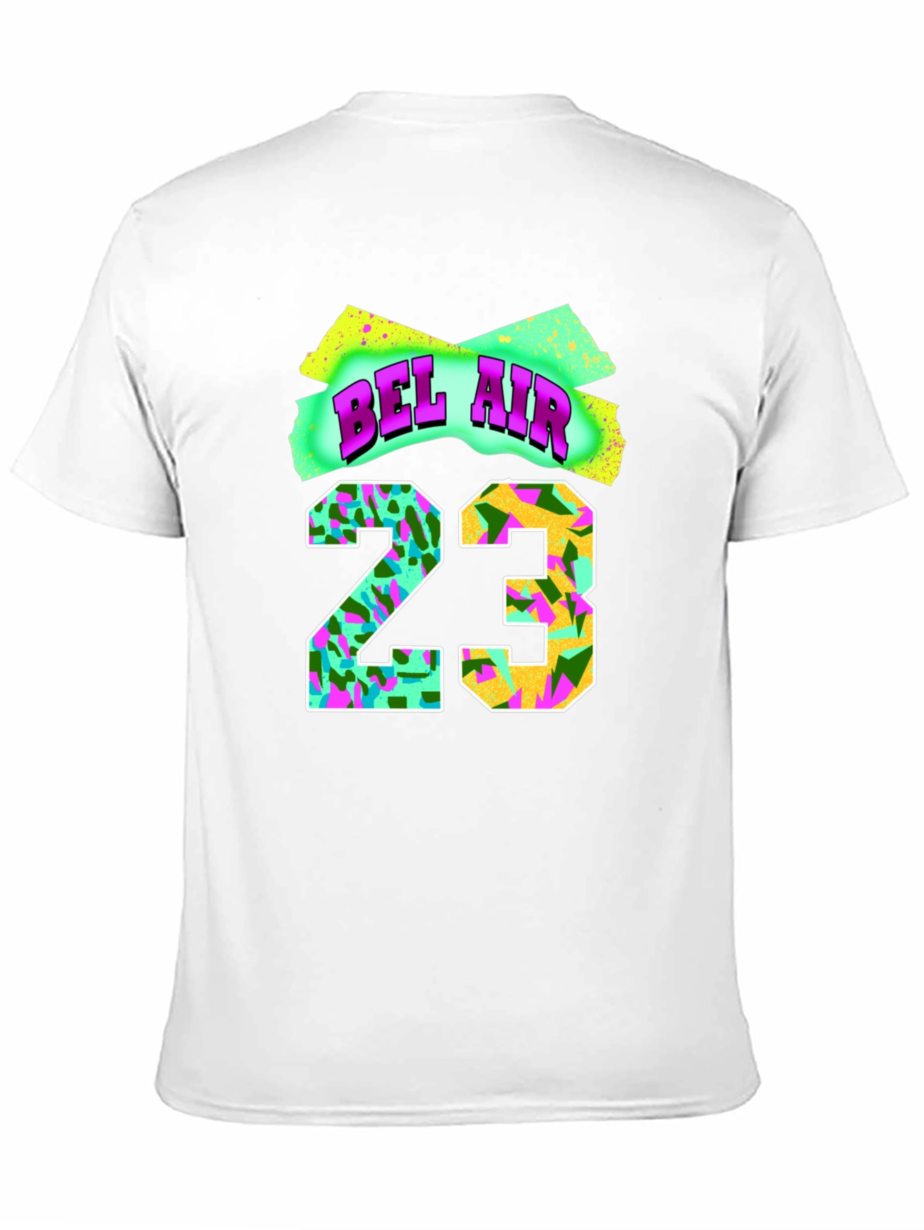 Bel-Air 23 Graphic Print Black T-Shirt