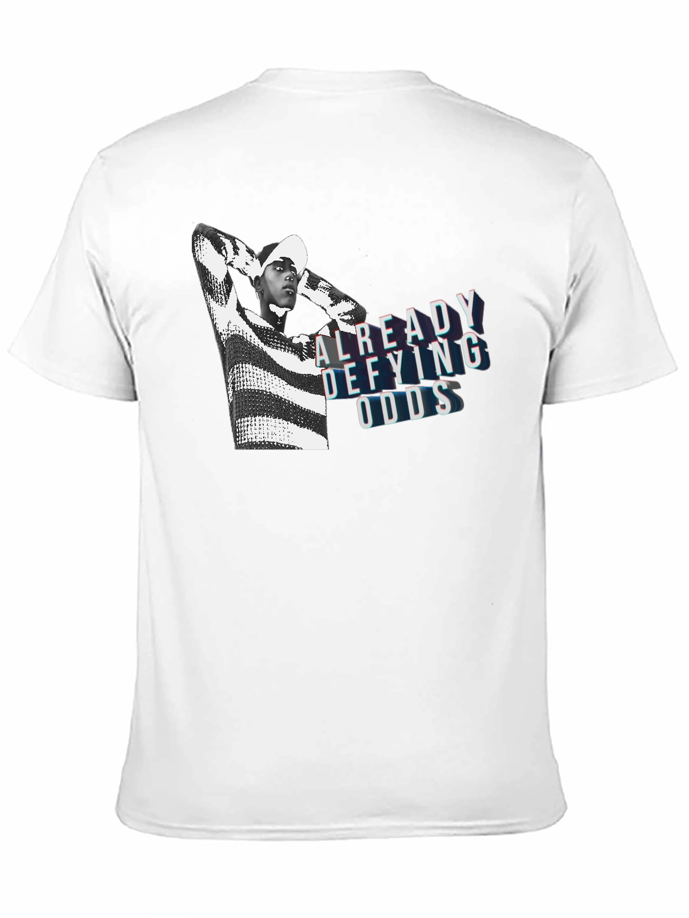 Already Defying Odds Graphic Tee - Bold Black
