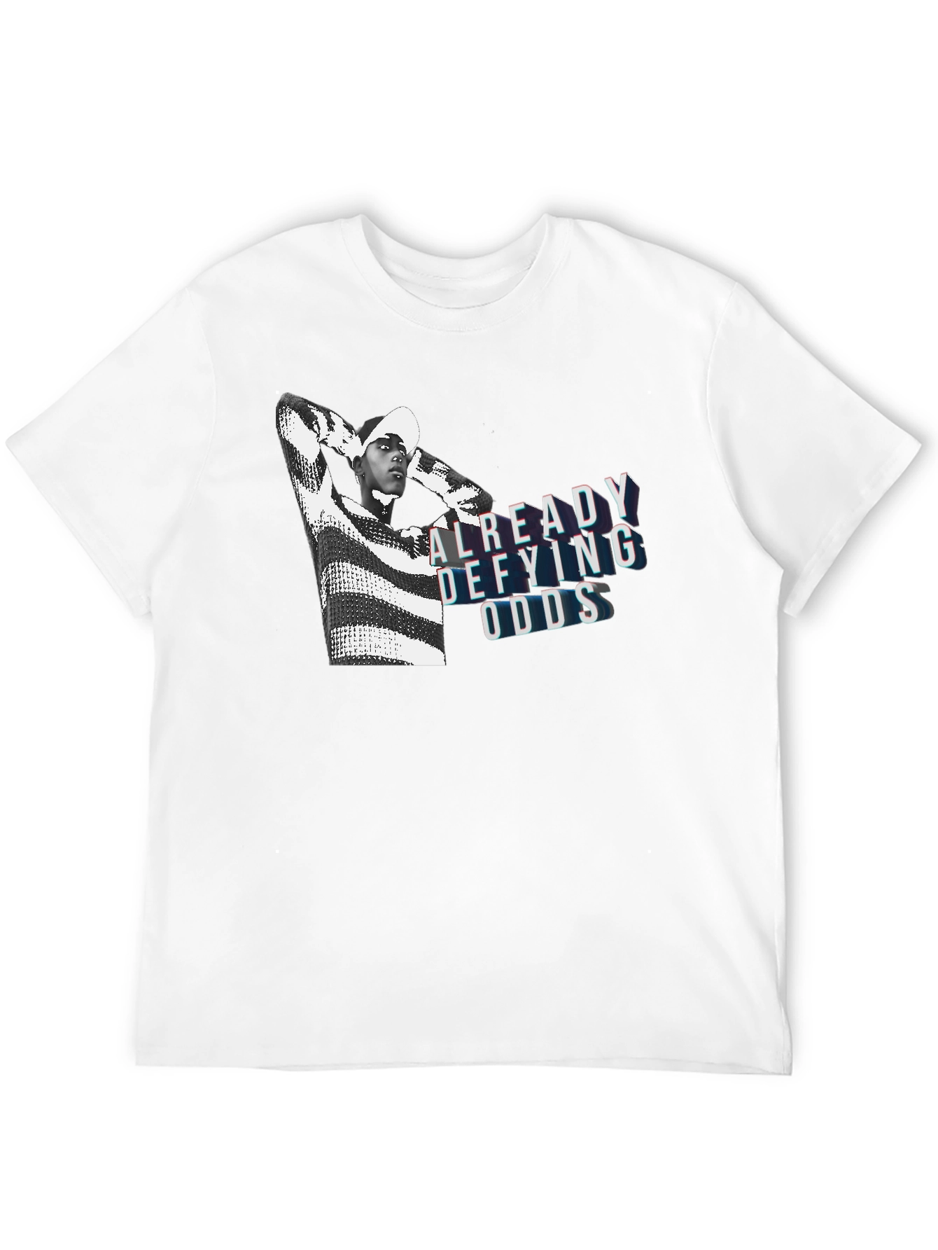 Already Defying Odds Graphic Tee - Bold Black