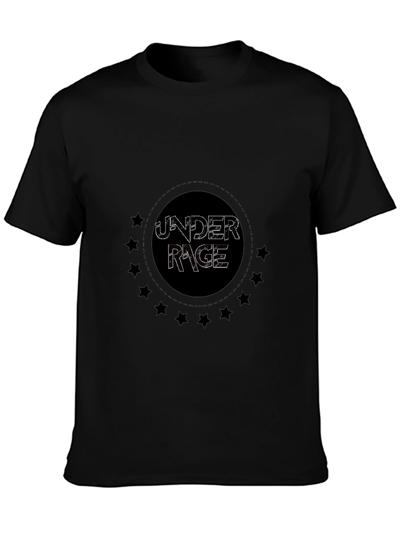 Under Rage Graphic Black T-Shirt