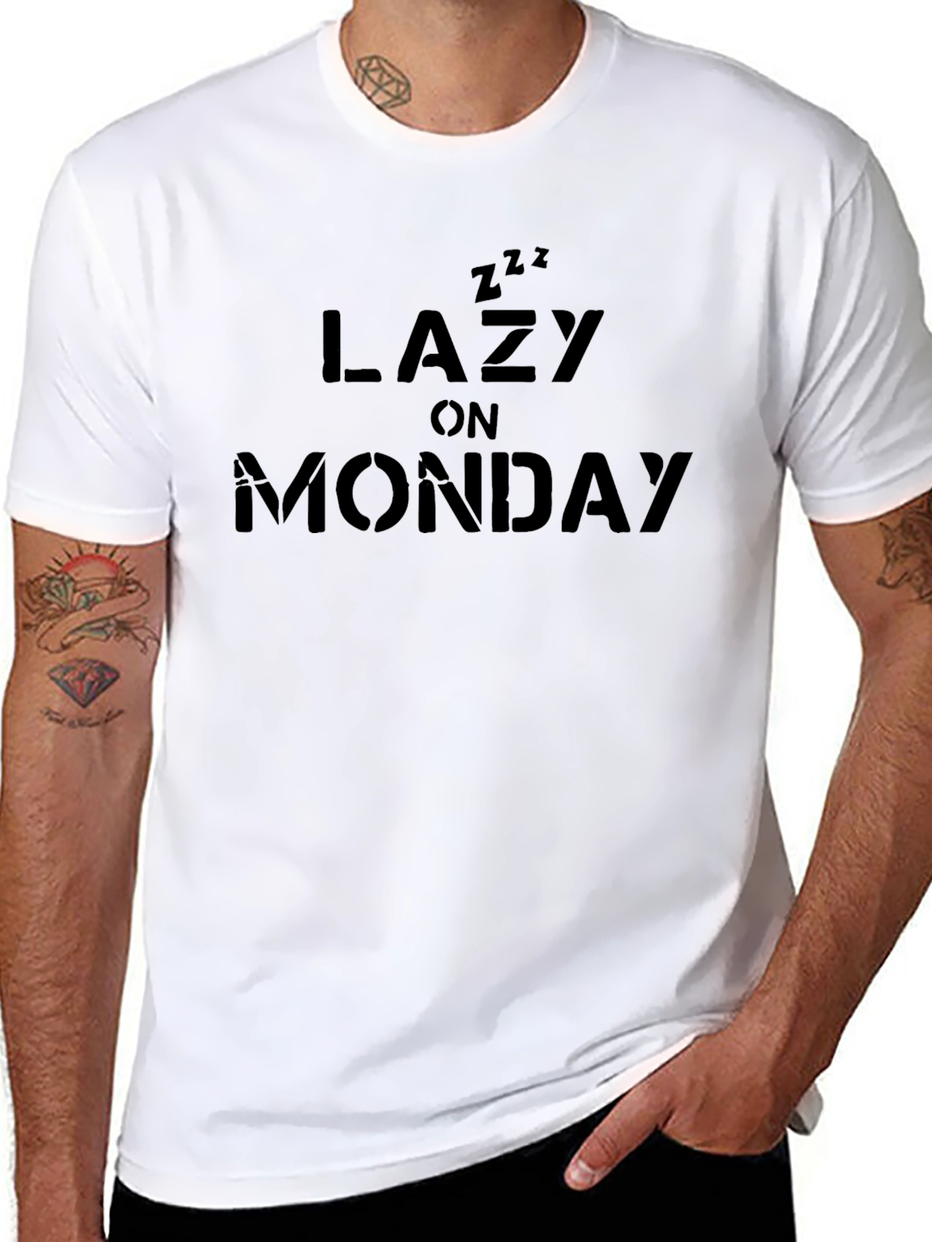 Lazy on Monday T-Shirt - Casual Comfort