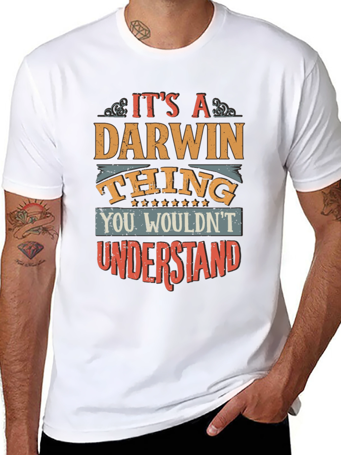 Its a Darwin Thing T-Shirt Funny Name Gift