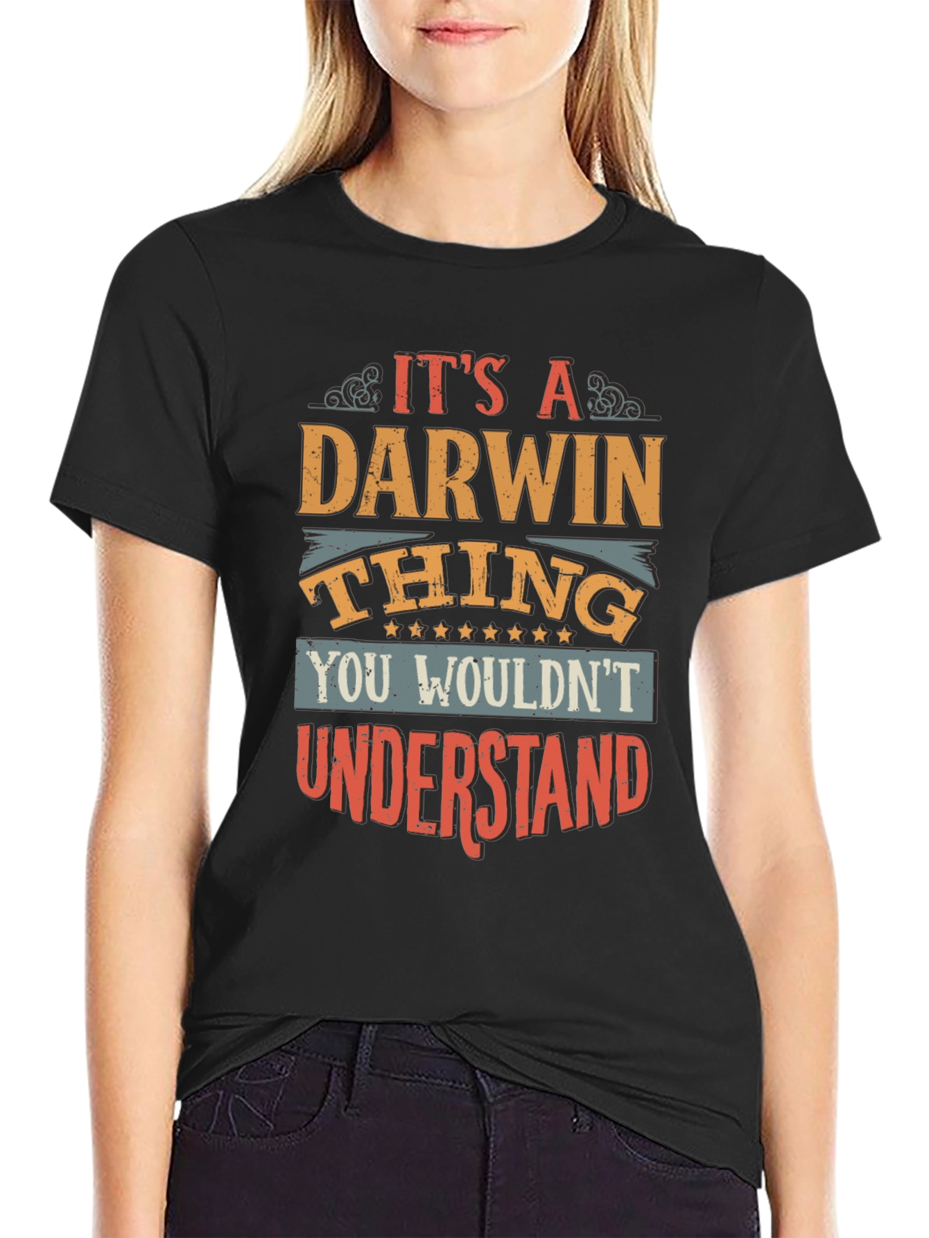 Its a Darwin Thing T-Shirt Funny Name Gift