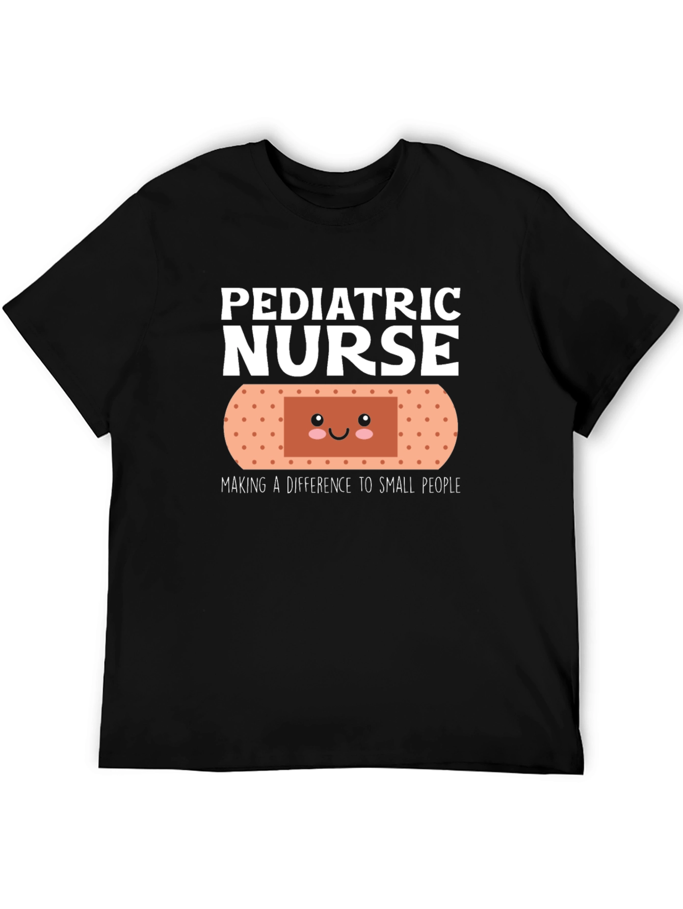 Pediatric Nurse T-Shirt Cute Bandage Design