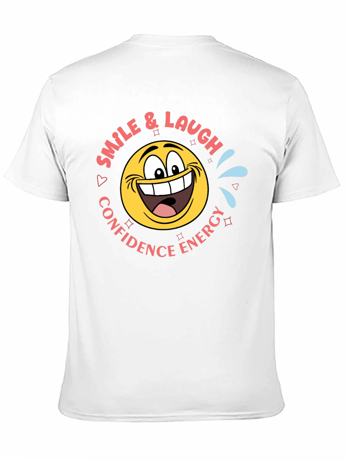 Smile & Laugh Emoji T-Shirt - Black