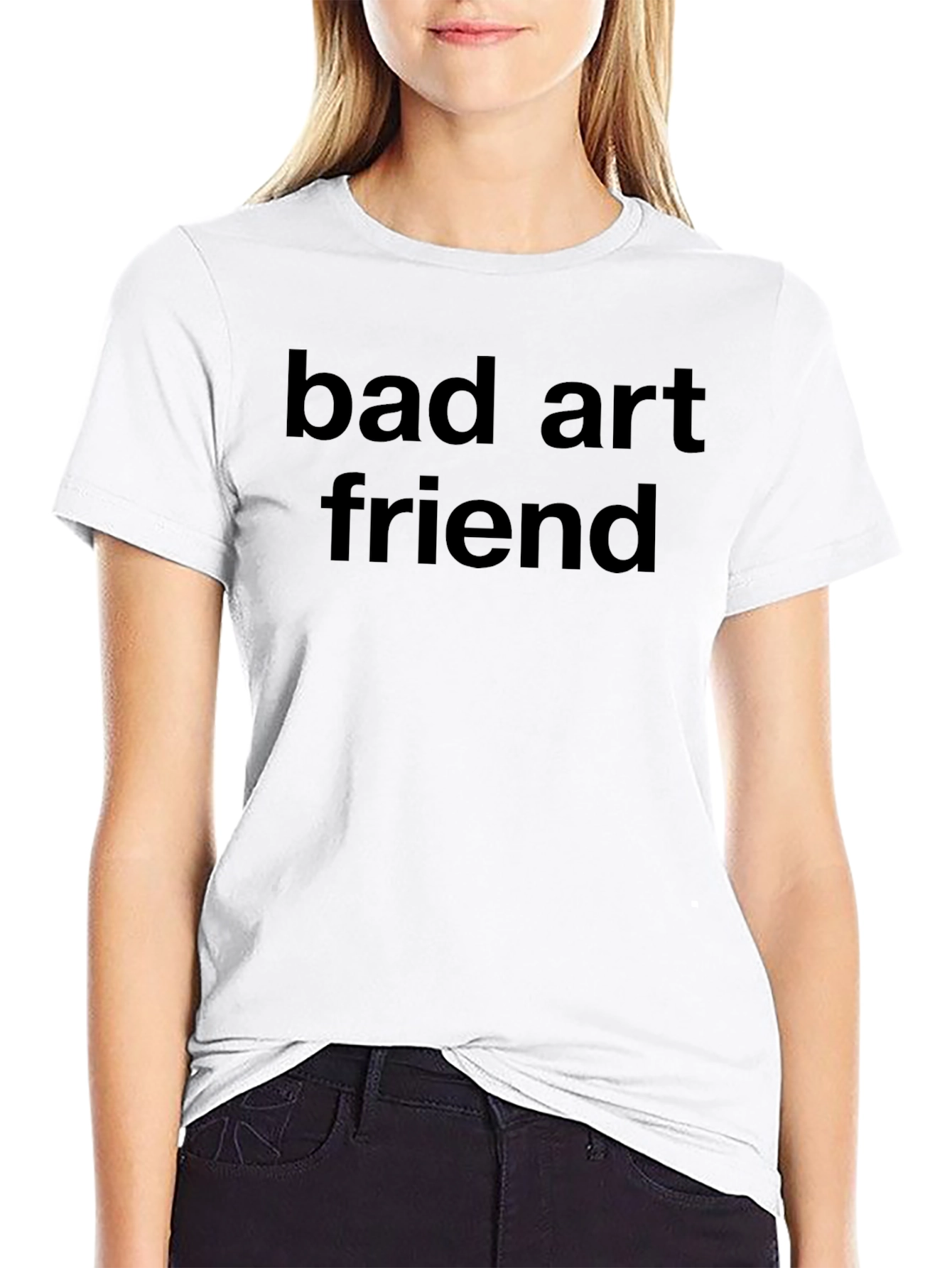 Bad Art Friend Black Graphic Tee
