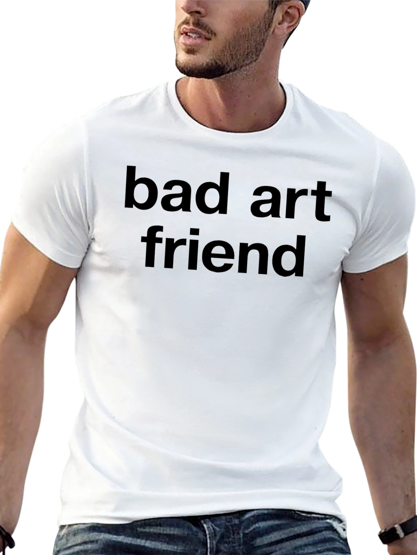 Bad Art Friend Black Graphic Tee