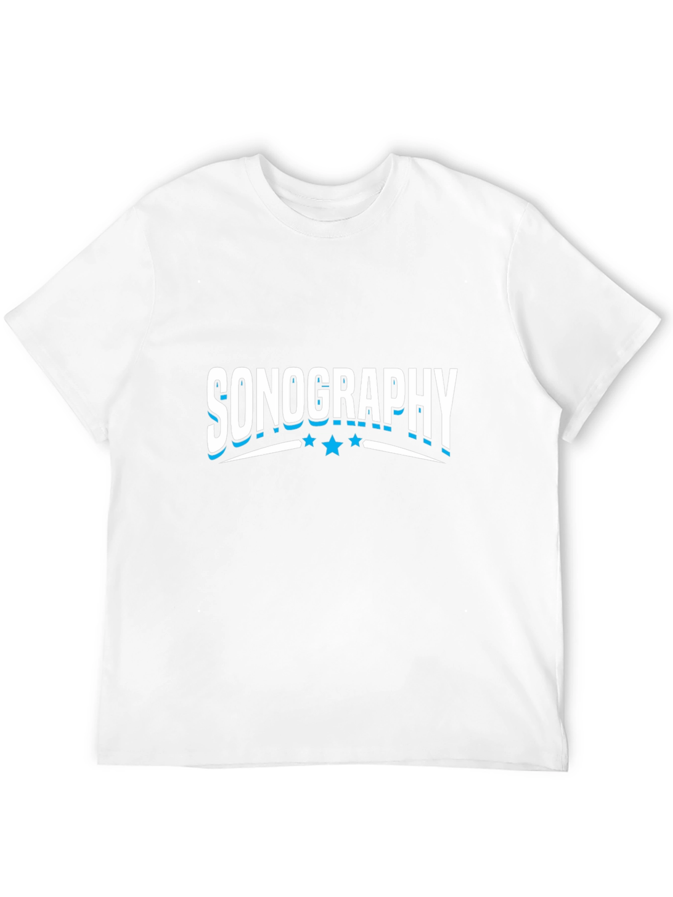Sonography Graphic T-Shirt - Black Crew Neck Tee
