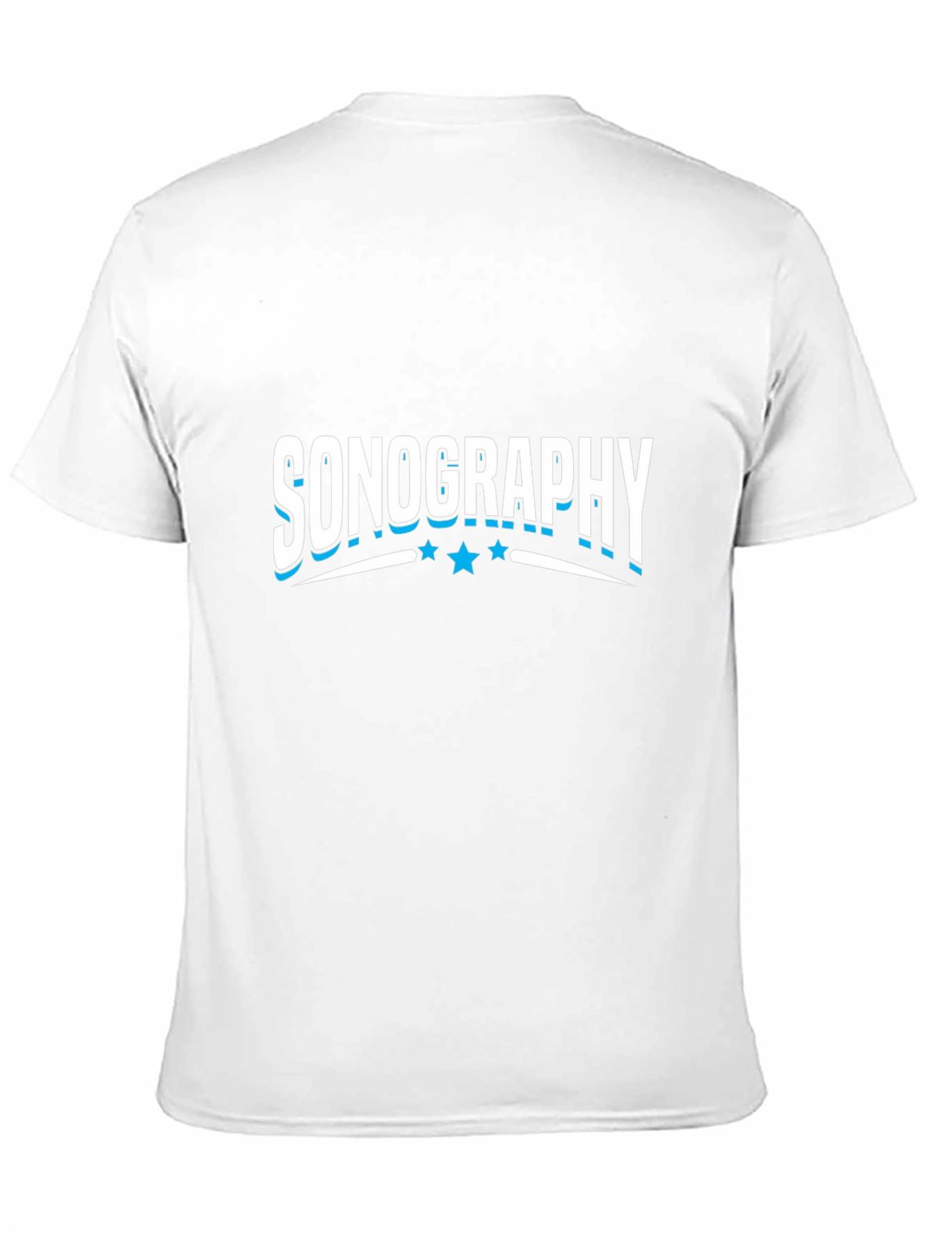 Sonography Graphic T-Shirt - Black Crew Neck Tee