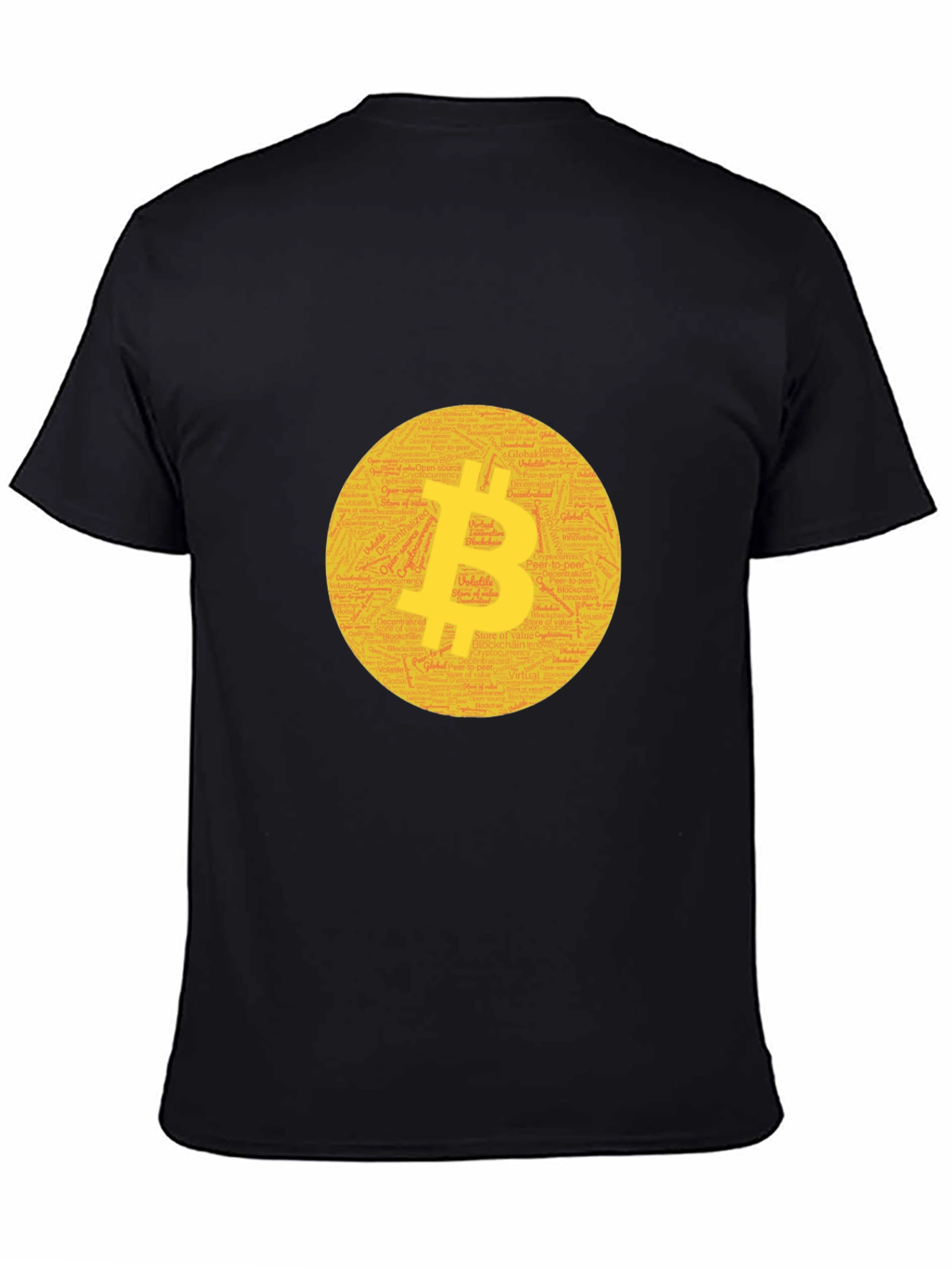 Bitcoin Crypto T-Shirt Black Tee