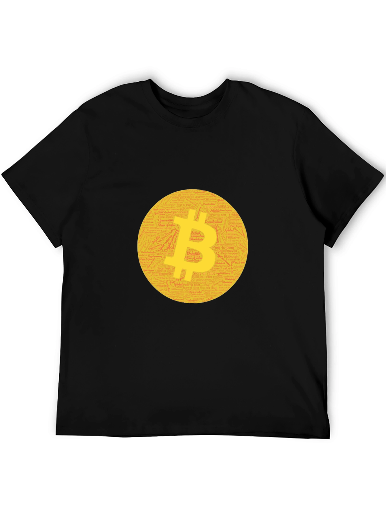 Bitcoin Crypto T-Shirt Black Tee
