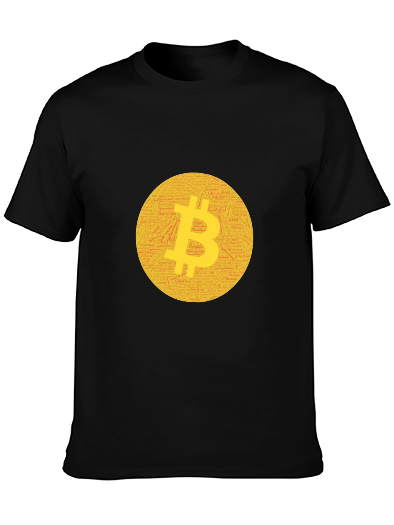 Bitcoin Crypto T-Shirt Black Tee