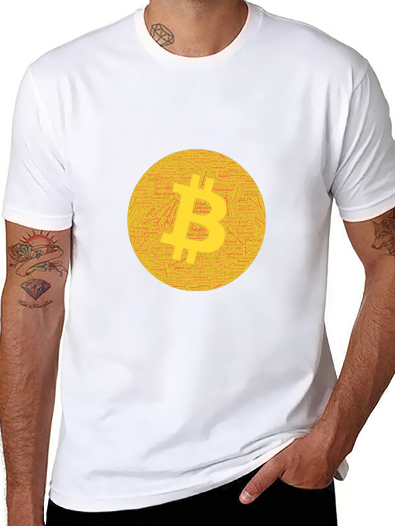 Bitcoin Crypto T-Shirt Black Tee