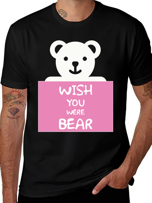Wish You Were Bear T-Shirt - Cute Graphic Tee
