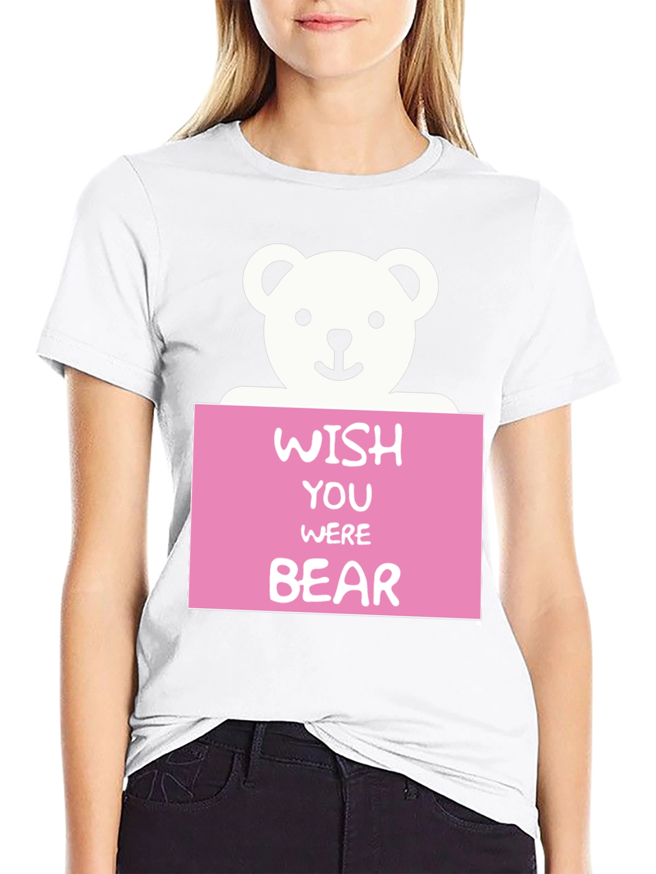 Wish You Were Bear T-Shirt - Cute Graphic Tee
