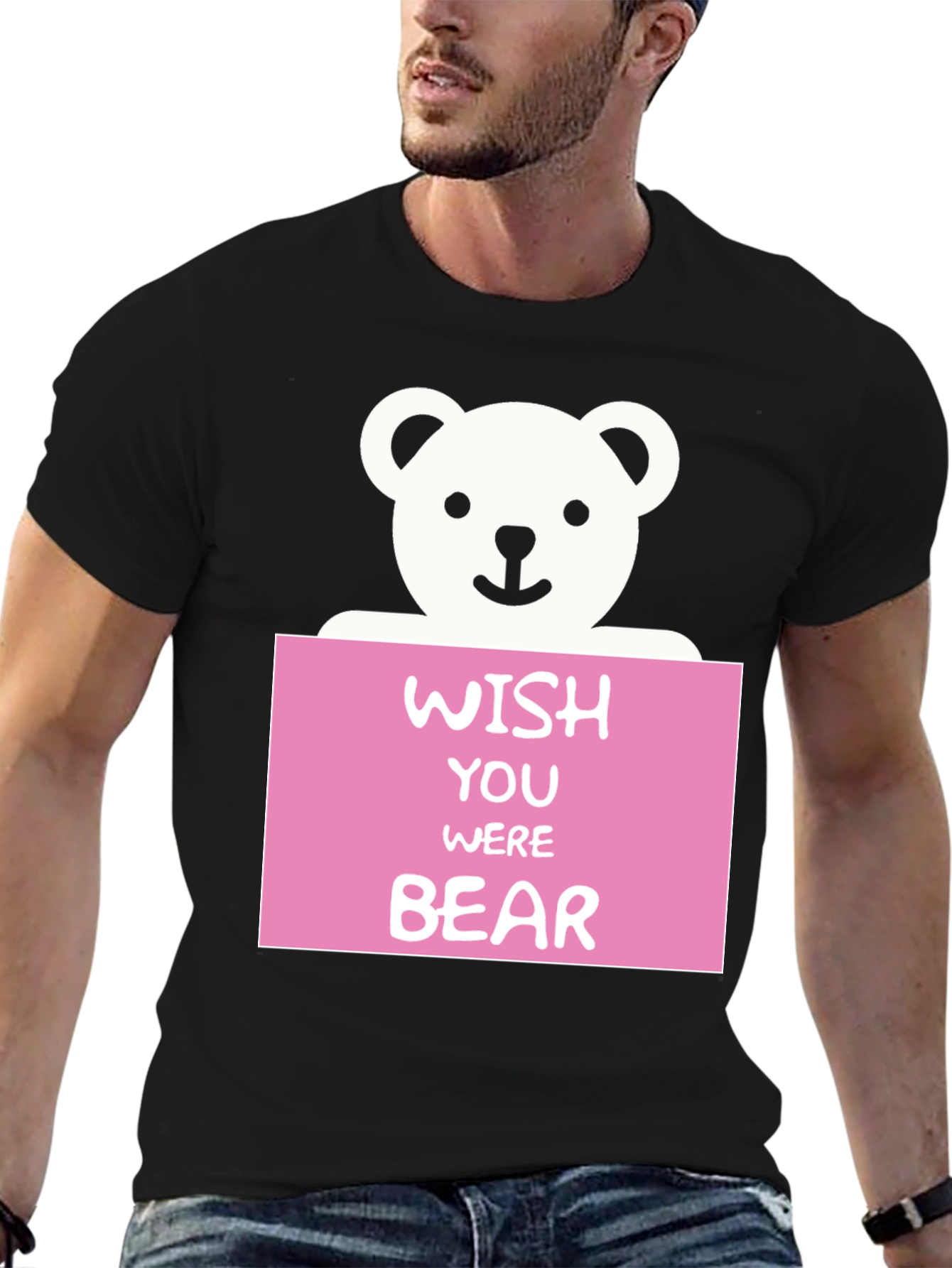 Wish You Were Bear T-Shirt - Cute Graphic Tee